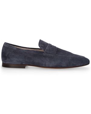 Tod's Loafer Aus Wildleder - Blau