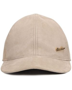 Borsalino Otis Suede Baseball Hat - Natural