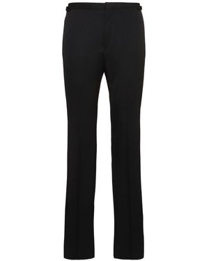 Lanvin Formal ウールタキシードパンツ - ブラック