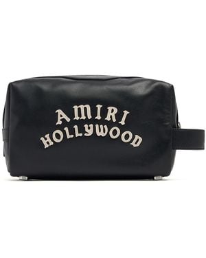 Amiri Herren Kosmetiktasche Hollywood“ - Schwarz