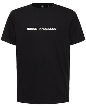 Moose Knuckles Milton Tシャツ - ブラック