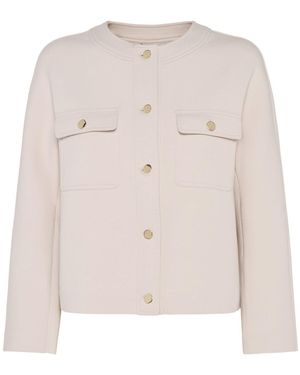Max Mara Gradara スキューバジャージージャケット - ピンク