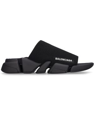 Balenciaga Speed 2 ニットスライドサンダル 30mm - ブラック