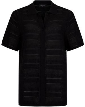 Nagnata Seda Silk Blend Shirt - Black