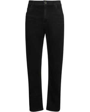 Balmain Hose Aus Baumwolldenim - Schwarz