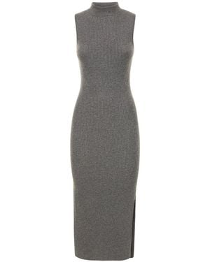 Reformation Ärmelloses Pullover-kleid Aus Kaschmir "ida" - Grau