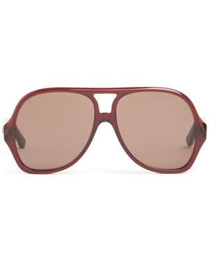 Chloé Damen Pilotensonnenbrille Aus Acetat - Pink