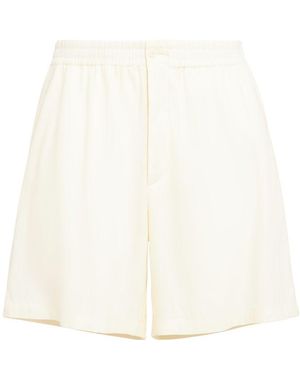 Moncler Genius Herren Shorts Aus Leinenmischung „Moncler X Gilga Farm“ - Weiß