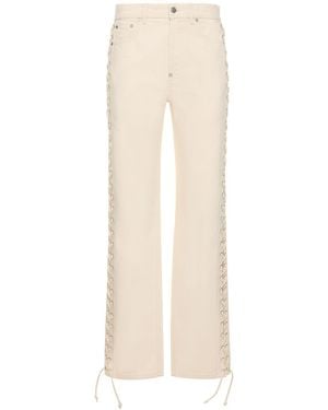 Stella McCartney Gerade Jeans Aus Denim - Natur