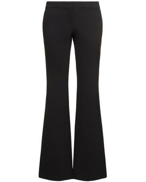 Moschino ストレッチクレープフレアパンツ - レッド