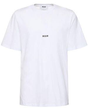 MSGM Cotton T-shirt - Weiß