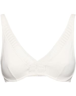 Eres Valerie Triangle Jersey Bra - ホワイト