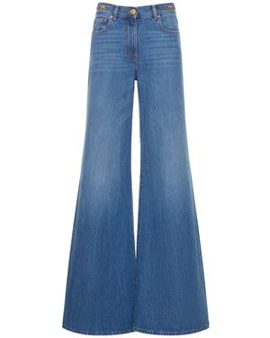 Flared Jeans Blue | VERSACE US