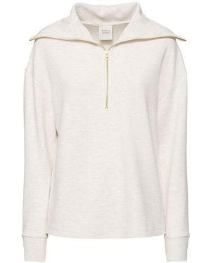 Varley Larson Half-zip Jumper - White