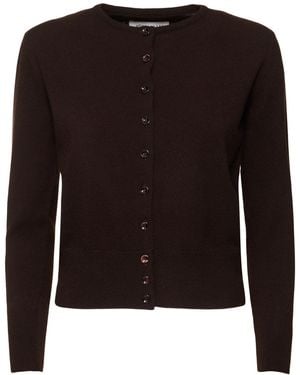Maison Margiela ウールニットカーディガン - ブラック