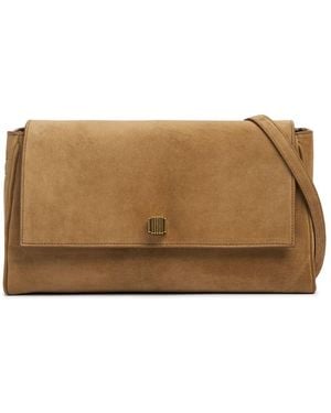 KHAITE Damen Tasche Aus Wildleder „Audrey“ - Braun