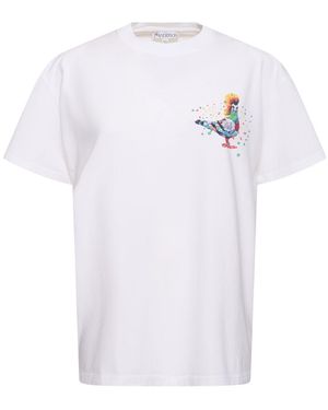 JW Anderson Jw Pride ジャージーtシャツ - ホワイト
