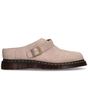 Dr. Martens Archive Isham Suede Slip-On Mules - Brown