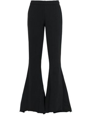 Entire studios Damen Hose Mit Ausgestelltem Schnitt - Schwarz