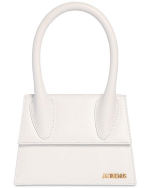 Jacquemus Damen Ledertasche "Le Grand Chiquito" - Weiß