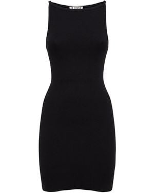 ÉTERNE Damen Tanktop Aus Baumwollmischjersey „Iris“ - Schwarz