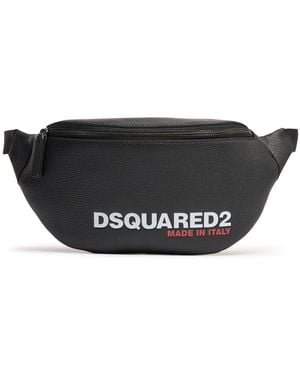 DSquared² Bob Leather Belt Bag - Grey