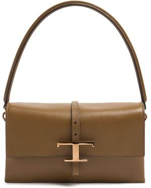 Tod's Mini Tse Grain Leather Crossbody Bag - Brown