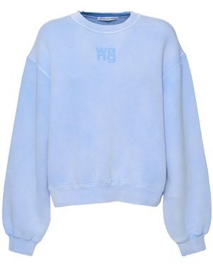 Alexander Wang Essential テリースウェットシャツ - ブルー