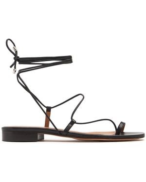 Emme Parsons 10mm Susan Leather Sandals - White