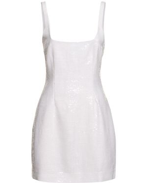 16Arlington Damen Minikleid Mit Pailletten „Sior“ - Weiß