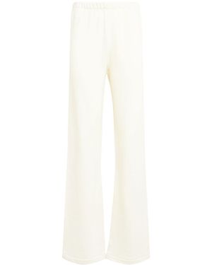 ÉTERNE Straight Leg Cotton Blend Joggers - White
