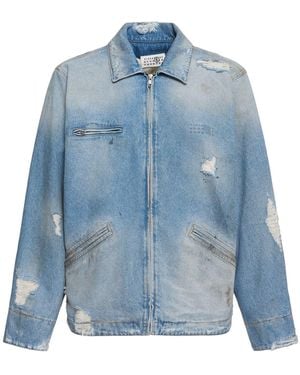 MM6 by Maison Martin Margiela Herren Sportjacke - Blau