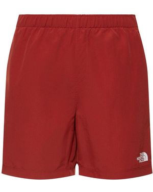 The North Face Nylon Swim Shorts - Red