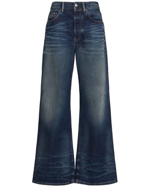 Acne Studios Broadway ミドルライズルーズフィットジーンズ - ブルー