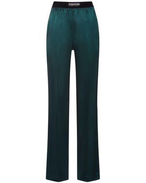 【関税＆送料込み】Tom Ford Cargo Silk Pants Tom Ford Cargo Silk Pants in Black | Lyst