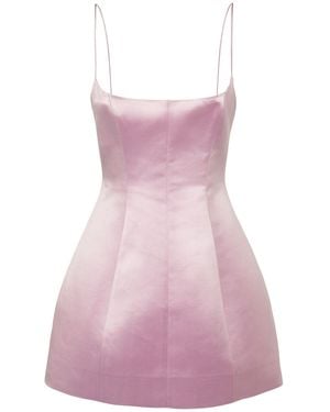 Blumarine Minikleid Aus Duchesse - Pink