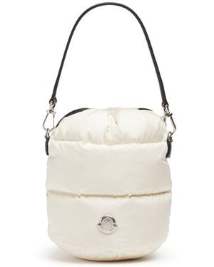 Moncler Damen Gesteppte Daunentasche „Caradoc“ - Weiß