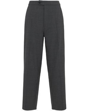 Cordera Wool Blend Tailored Trousers Unique - Grey