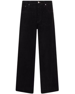 sunflower Weite Hose Aus Kord "wide Twist" - Schwarz