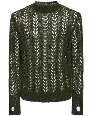 J.L-A.L Strickpullover Aus Baumwollmischung - Grün