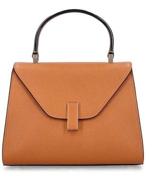 Valextra Damen Mini Tasche Aus Narbleder "Iside" - Braun