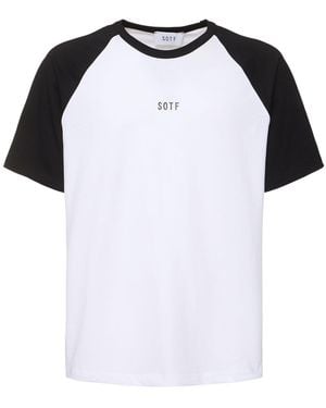 Sotf Herren T-Shirt Mit Baseballlogo - Schwarz