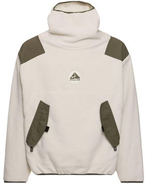 Nike Fleece-sweatshirt "balaclava Retro" - Natur