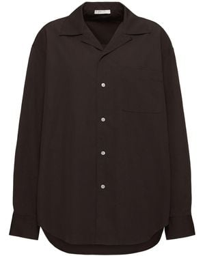 The Row Shirt Aus Baumwolle "anthony" - Schwarz
