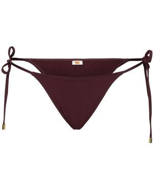 Tropic of C Damen Bikinislip Aus Recyceltem Techno-Material „Praia“ - Lila