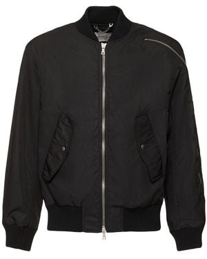 Dries Van Noten Vilmory Loose Fit Bomber Jacket - Black
