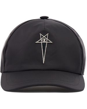 Rick Owens Champion Logo Nylon Baseball Hat - Black
