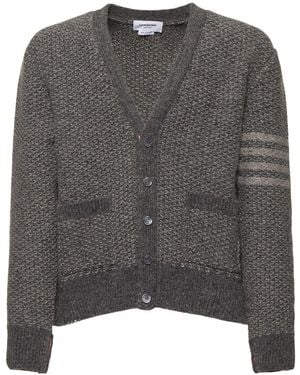 Thom Browne Lässiger Cardigan - Grau