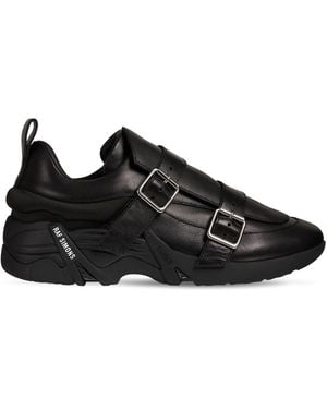 Raf Simons Ledersneakers "antei-22" - Schwarz