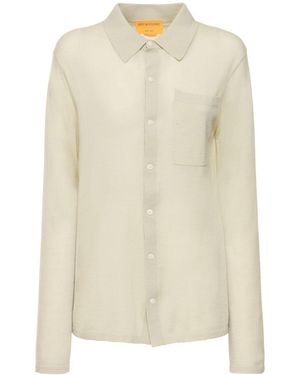 Guest In Residence Showtime Cashmere Shirt - Natural